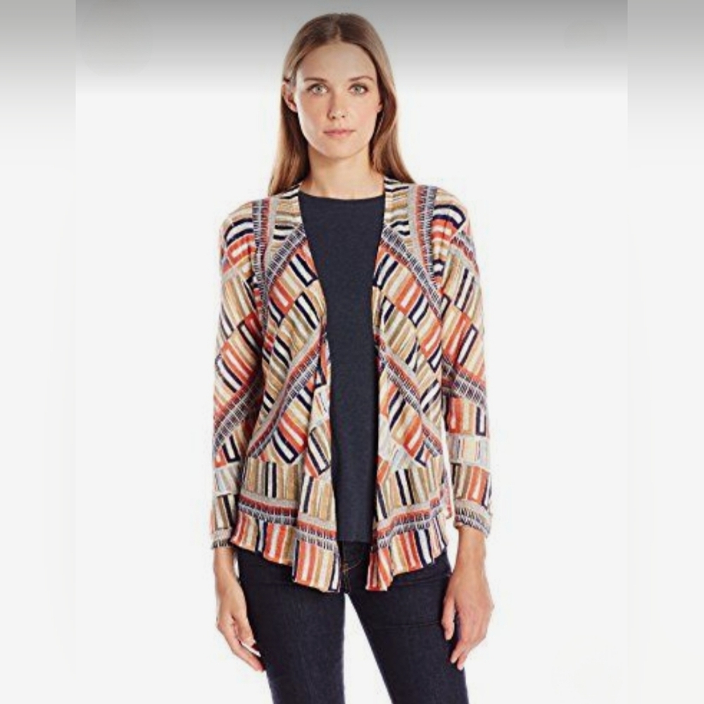 NIC+ZOE‎ Sahara Squares Cardigan